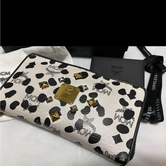 MCM X Loveless Studded Long Wallet with box and COA - Picture 15 of 15